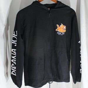 Women's Pirana Joe Grand Turks Full-Zip Black Jacket w/hood/cinch - Size S